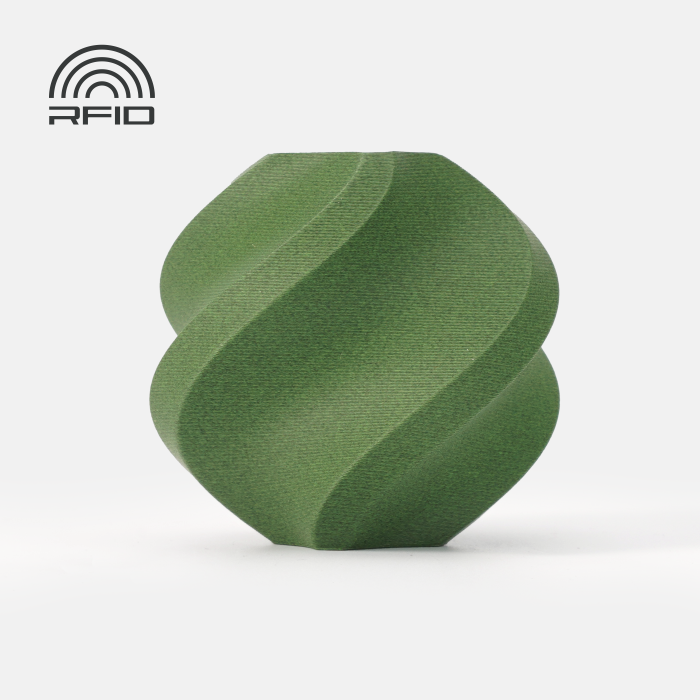 PLA-CF Matcha Green (14500) зелений вугленаповнений ПЛА філамент Bambu Lab для 3д друку