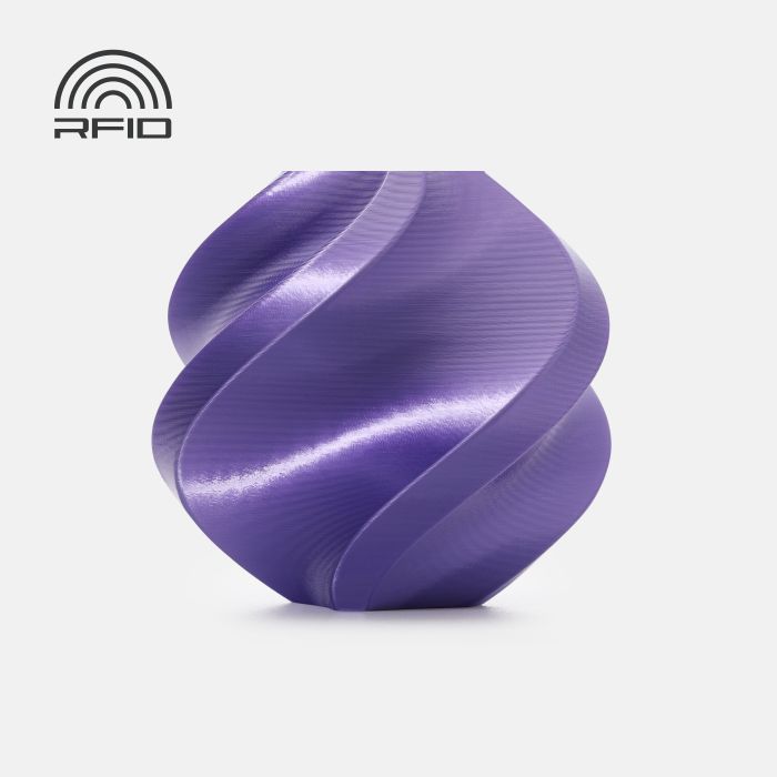 PLA Silk+ Purple (13702) - шовковий фіолетовий ПЛА філамент Bambu Lab пластик для 3д друку